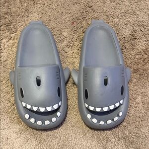 Gray Shark Slippers sandals